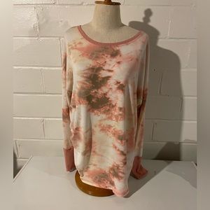 Tie dye maternity top
